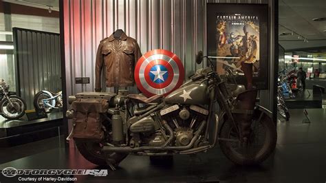 'Captain America' Motorcycle On Display At Harley Davidson Museum ...