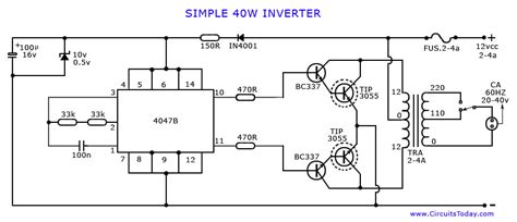 How To Build 200w Inverter Circuit Diagram Project