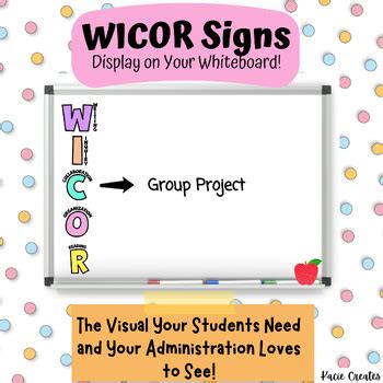WICOR Signs/Labels by Kacie Creates | TPT