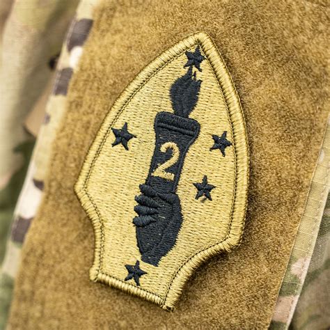 2nd Marine Division Patch OCP with Velcro