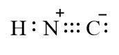 Hydrogen isocyanide, HNC, will convert to hydrogen cyanide, HCN, overtime. Use their Lewis ...