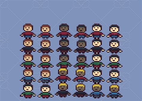 Pixel Art Man 16x16 Gamedev Market