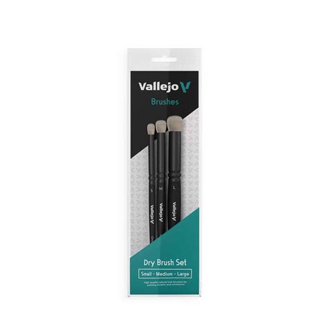 Vallejo Dry Brush Set 3x S M L B07990 Koop Nu Bij Scenery