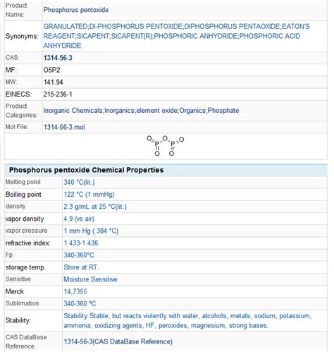 Phosphorus Pentoxide P2o5 99 Cas No 1314 56 3 For Industrial And