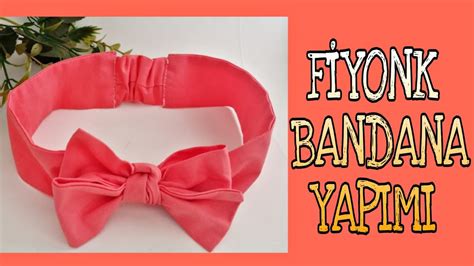 Kumaştan fiyonk bandana yapımı Making a bow bandana from fabric YouTube