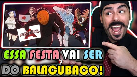 REACT ANIMAÇÃO AKATSUKI FAZ UMA FESTA 1 PREPARATIVOS