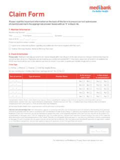 Claim Form Medibank Claim Form Medibank Pdf PDF4PRO