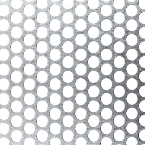 R12749 Perforated Metal Sheet 127mm Round 49 Open Area Meshstore