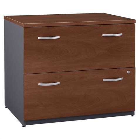 Bush Furniture Series C 2 Drawer Lateral Wood File Hansen Cherry Filing Cabinet Ebay