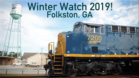 Railfanning Folkston Winter Watch 2019 YouTube