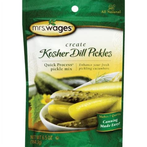 Mrs Wages™ Kosher Dill Pickle Canning Mix 65 Oz Fred Meyer