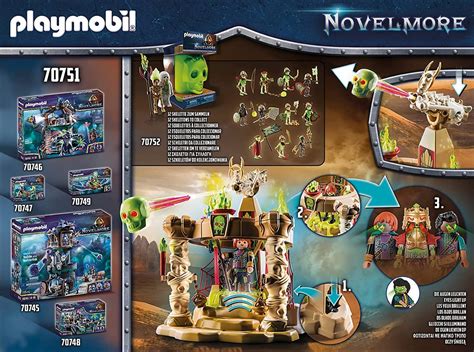 Playmobil Novelmore Knights Sal Ahari Sands Skeleton Army Temple Zappies