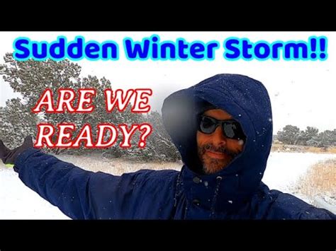 First Snow Storm Of The Season Homestead Vlog YouTube