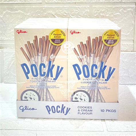 Jual Glico Pocky Snack Impor Halal Biskuit Bersalut Coklat Rasa