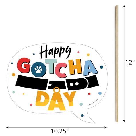 Funny Happy Gotcha Day Dog And Cat Pet Adoption Party Photo Etsy