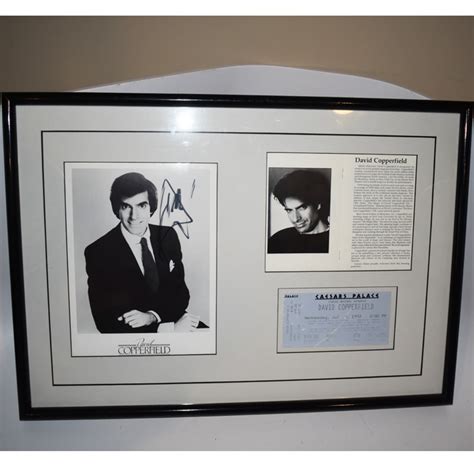 Signed David Copperfield Photo Collage | Magic Collectibles