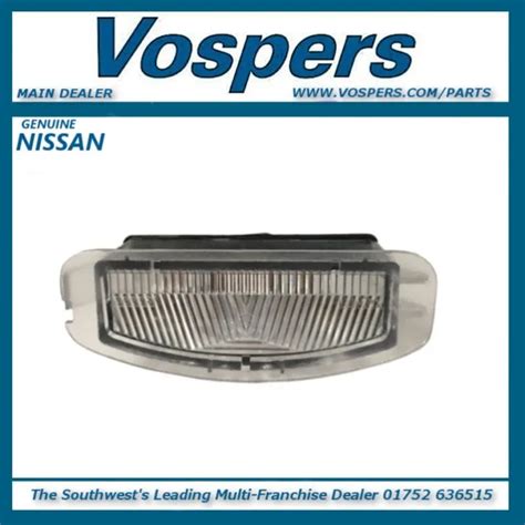 GENUINE NISSAN MICRA K12 Rear Number Plate Lamp X1 New 26510BG00A