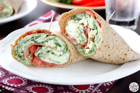 Spinach And Feta Egg White Wraps A Kitchen Addiction