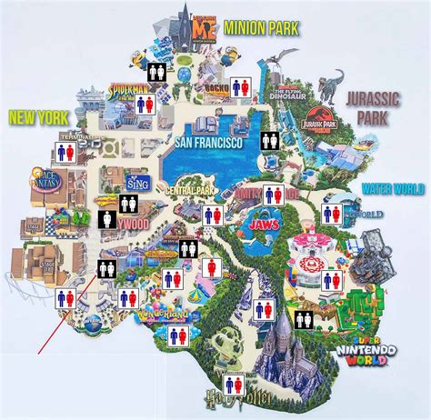 Universal Studios Japan Map 2024 Latest Map Easy To Understand