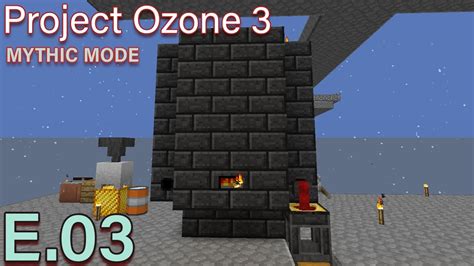 Project Ozone Mythic Mode E Smeltery Ore Doubling Modded