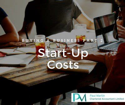 BUYING A BUSINESS PART 2: Start-Up Costs