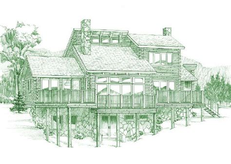 Waltons Mountain Floor Plan Ward Cedar Log Homes