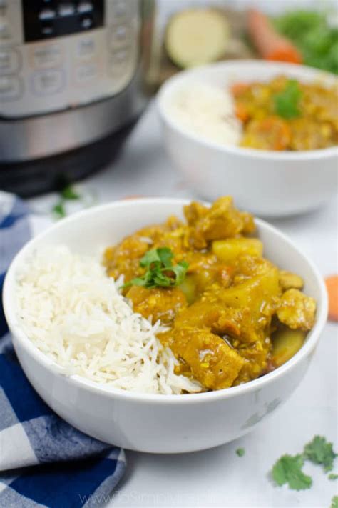 Instant Pot Chicken Curry - To Simply Inspire