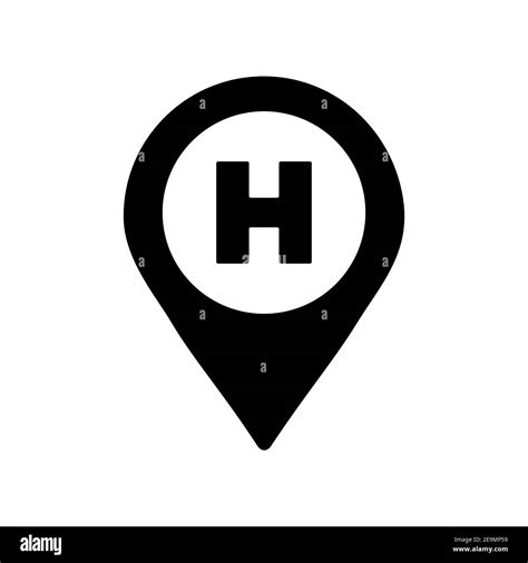 Heliport Sign Black And White Stock Photos And Images Alamy