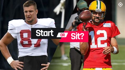 Fantasy Football Start Em Sit Em Week 1 Lineup Advice Matchups Dfs Picks Sporting News