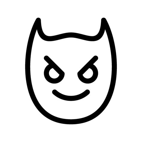 devil icon vector symbol design illustration  vector art