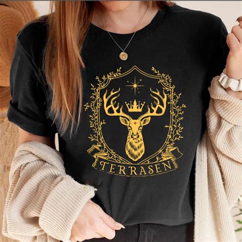 Terrasen Shirt Throne Of Glass Merch Sarah J Maas Bookish Shirt