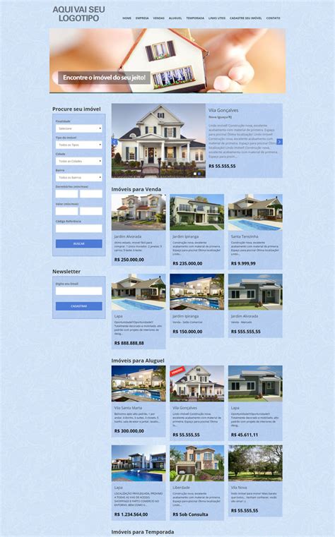 Sites Para Imobiliarias E Corretores WEB SITE IMOBILIARIA