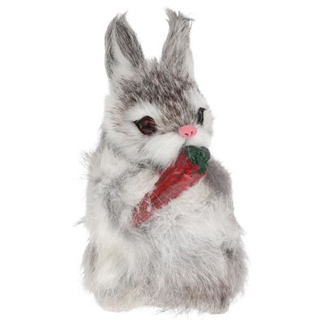 1pc Simulé Lapin en Peluche Poupée Jouet Adorable de lapin Décoration