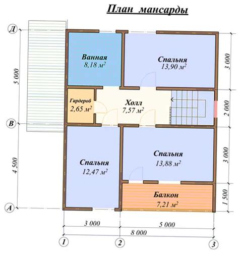 Дом из бруса 8х9,5 м, пример 10 - Примеры проектов, цены - статьи о ...