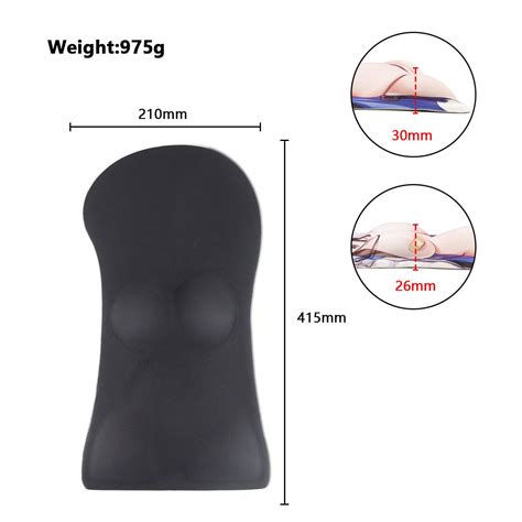 Custom Made Anime 3D Oppai Boob Body Mouse Pad Wrist Rest Etsy UK