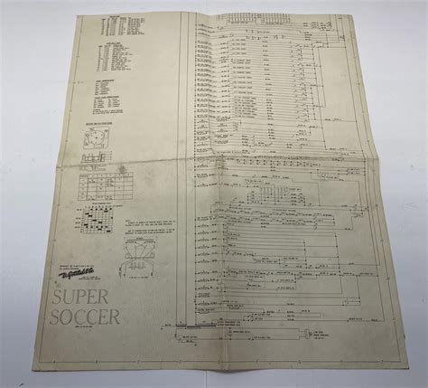 Super Soccer Gottlieb Schematics