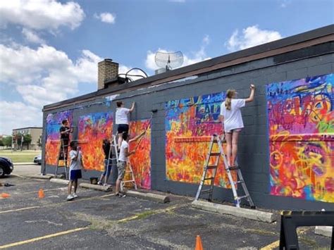 Mural By Tim Carmany At Eric Snow Ymca Canton Wescover Murals