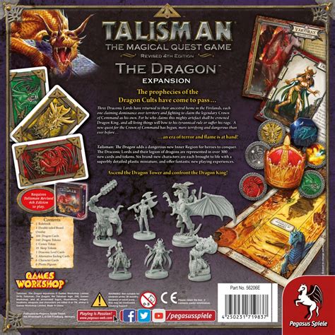 Talisman Revised 4th Edition The Dragon Expansion Exp