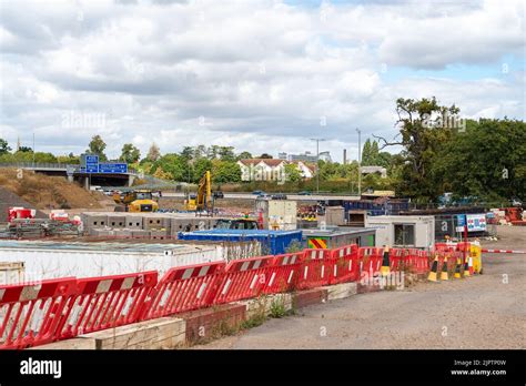 Slough Berkshire Uk 20th August 2022 The M4 Depot In Slough Near