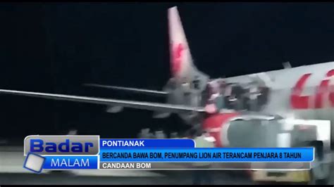 Bercanda Bawa Bom Penumpang Lion Air Terancam Penjara 8 Tahun Youtube