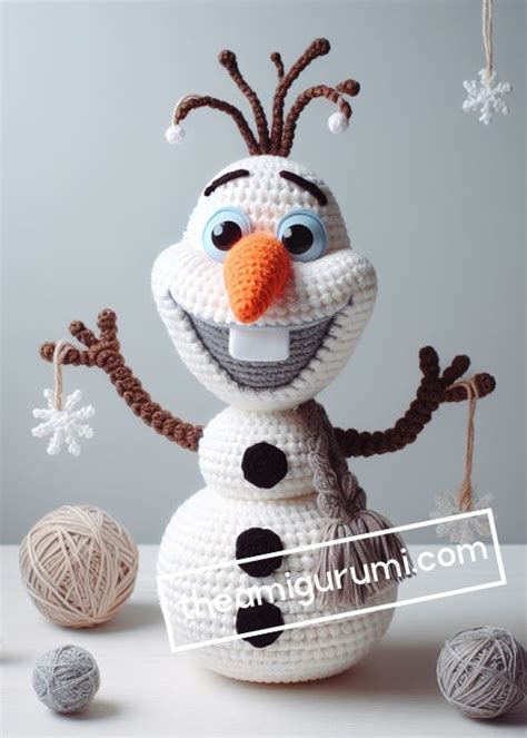 Crochet Olaf Snowman Amigurumi Idea The Amigurumi