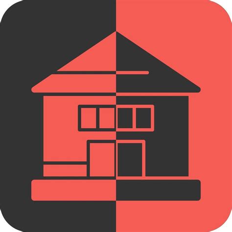 Home Red Inverse Icon 40955008 Vector Art At Vecteezy