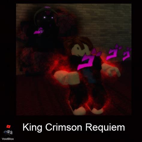 Beli Item King Crimson Requiem Daemon Stand Upright Roblox