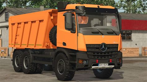 Mercedes Benz Arocs V1 0 0 0 Mod Landwirtschafts Simulator 25 Mods