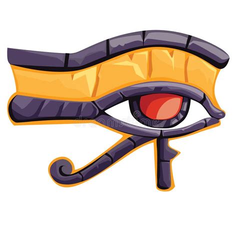 Eye Of Horus Egyptian Symbol Stock Vector Illustration Of Design