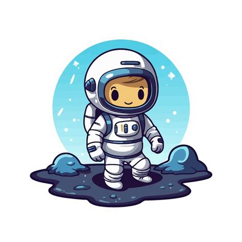 Premium Vector Cute Astronaut