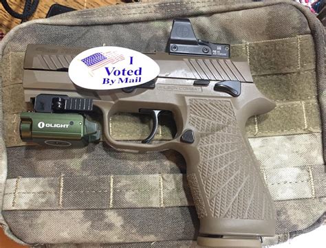 D’s All The Way Down M18 Delta Point Pro Wilson Combat Grip Module And A Green Olight