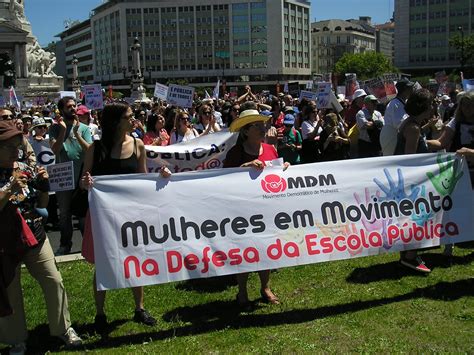 Mdm Marcha Em Defesa Da Escola P Blica Enche Marqu S De Pombal