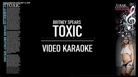 Toxic Britney Spears Karaoke YouTube