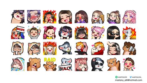 Custom Emotes Custom Twitch Graphics Artofit